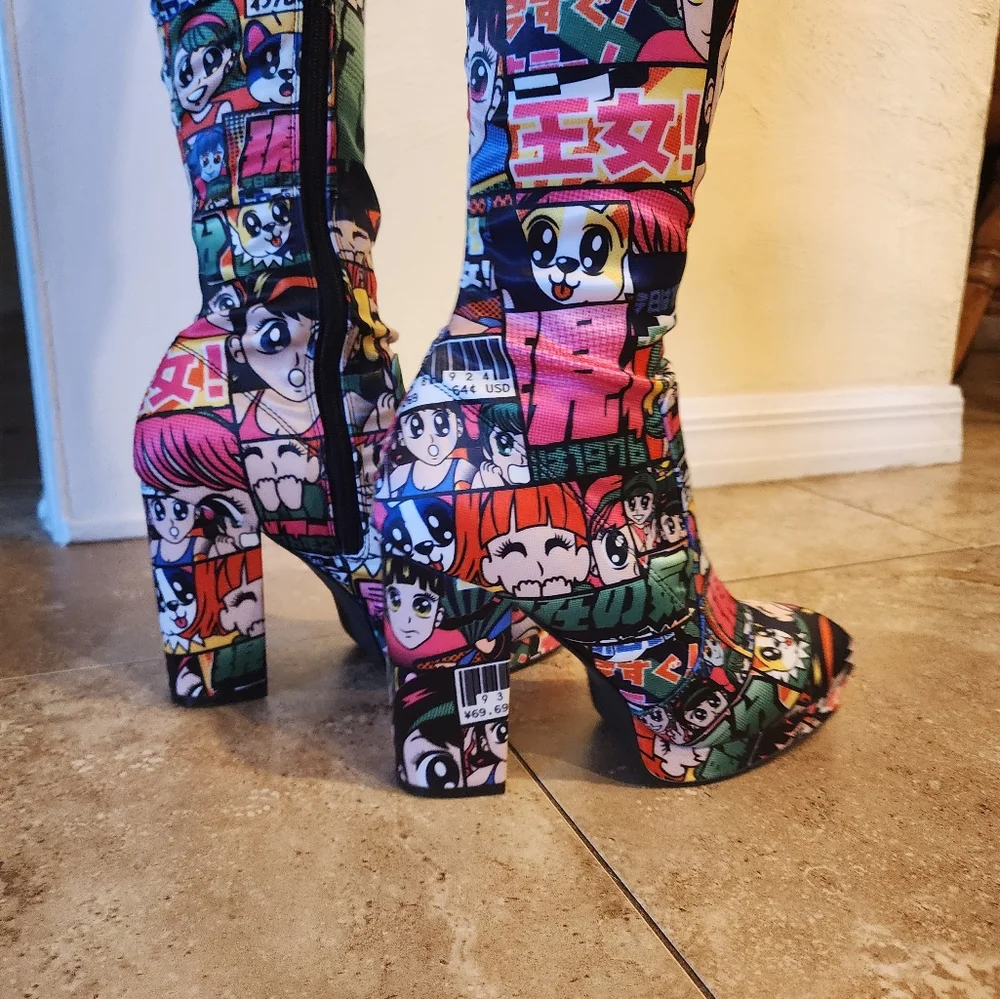 Anime Boots thigh-high size 8 - Picture 7 of 8